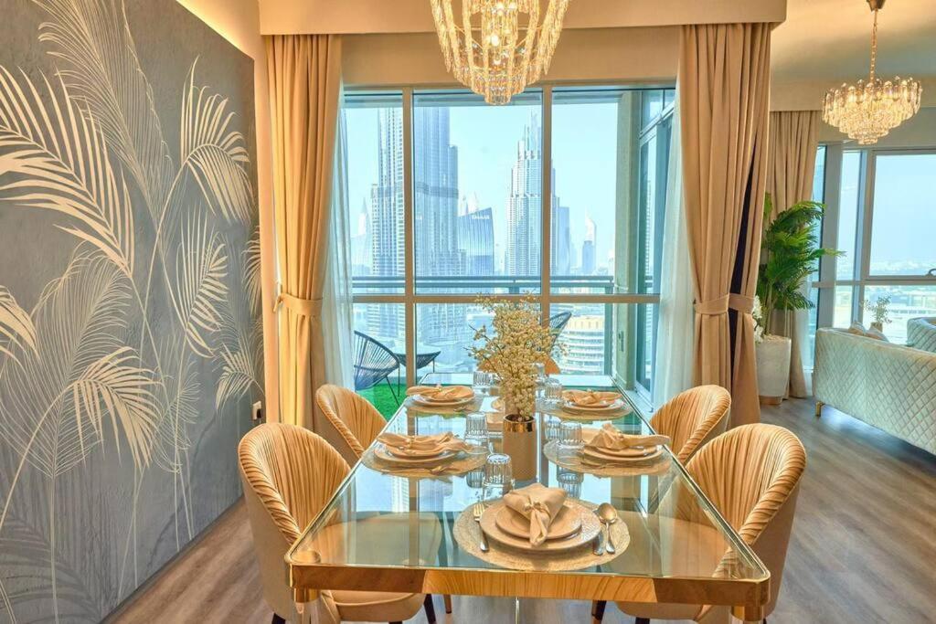 Ferienwohnung Magnificent Luxury 3Br With Amazing Burj & Fountain View Dubai Exterior foto